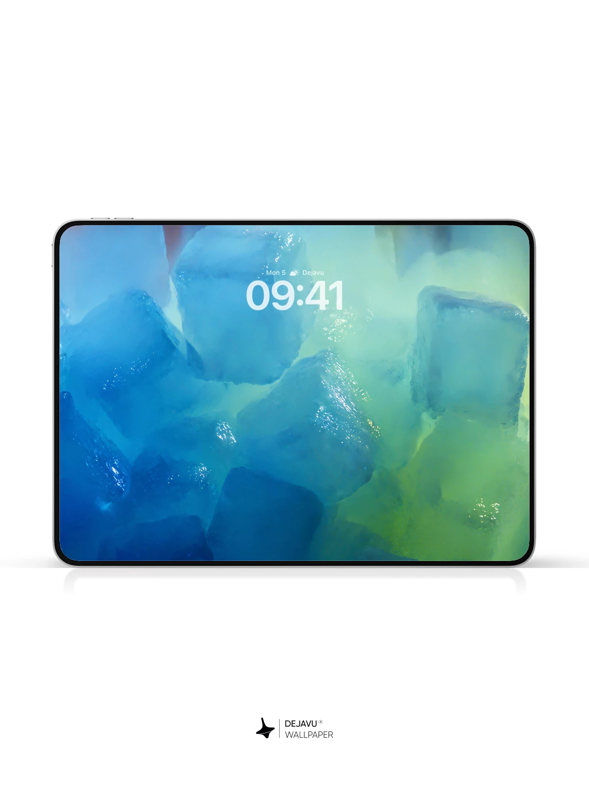Illuminated Ice Cubes Wallpaper 4K for Mobile Background