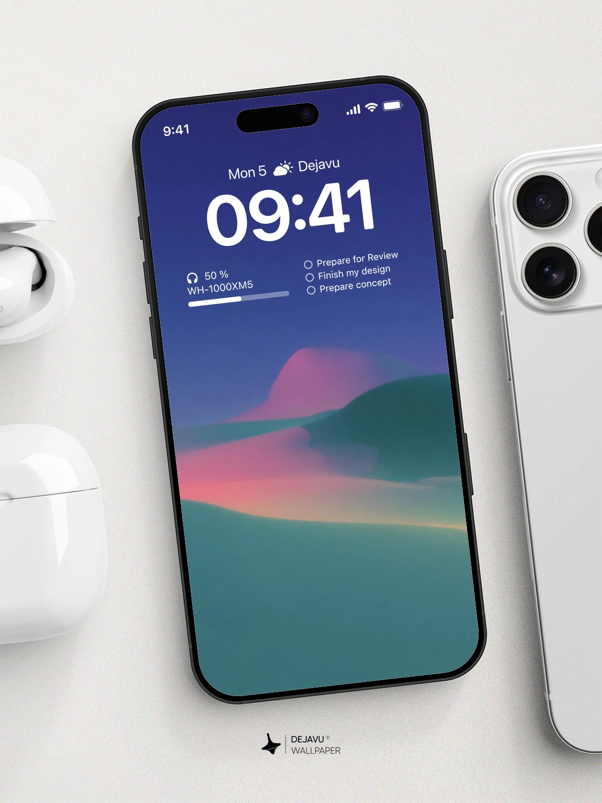 Abstract Gradient Wallpaper 4K for iPhone Lock Screen
