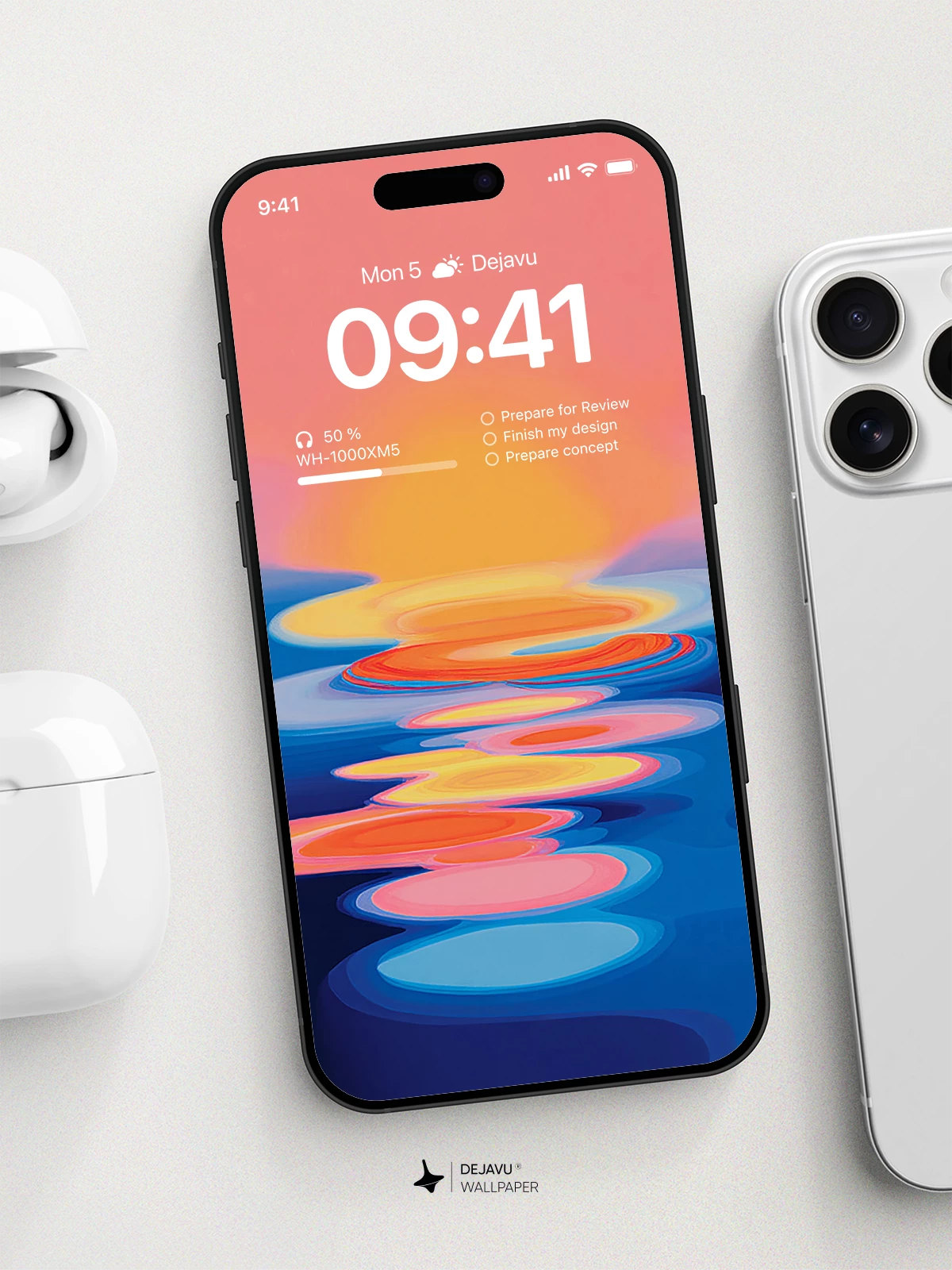 Sunset Reflections Wallpaper 4K for iPhone Lock Screen
