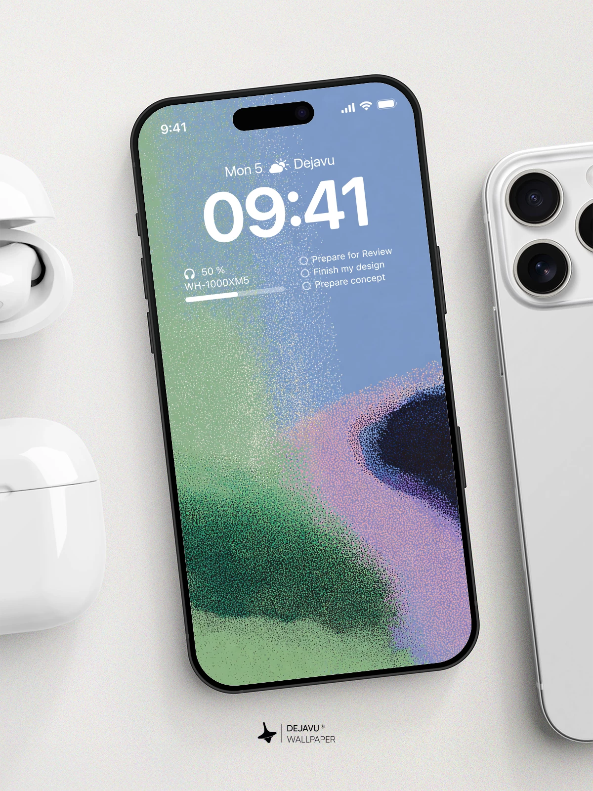 Abstract Gradient Wallpaper 4K for iPhone Lock Screen