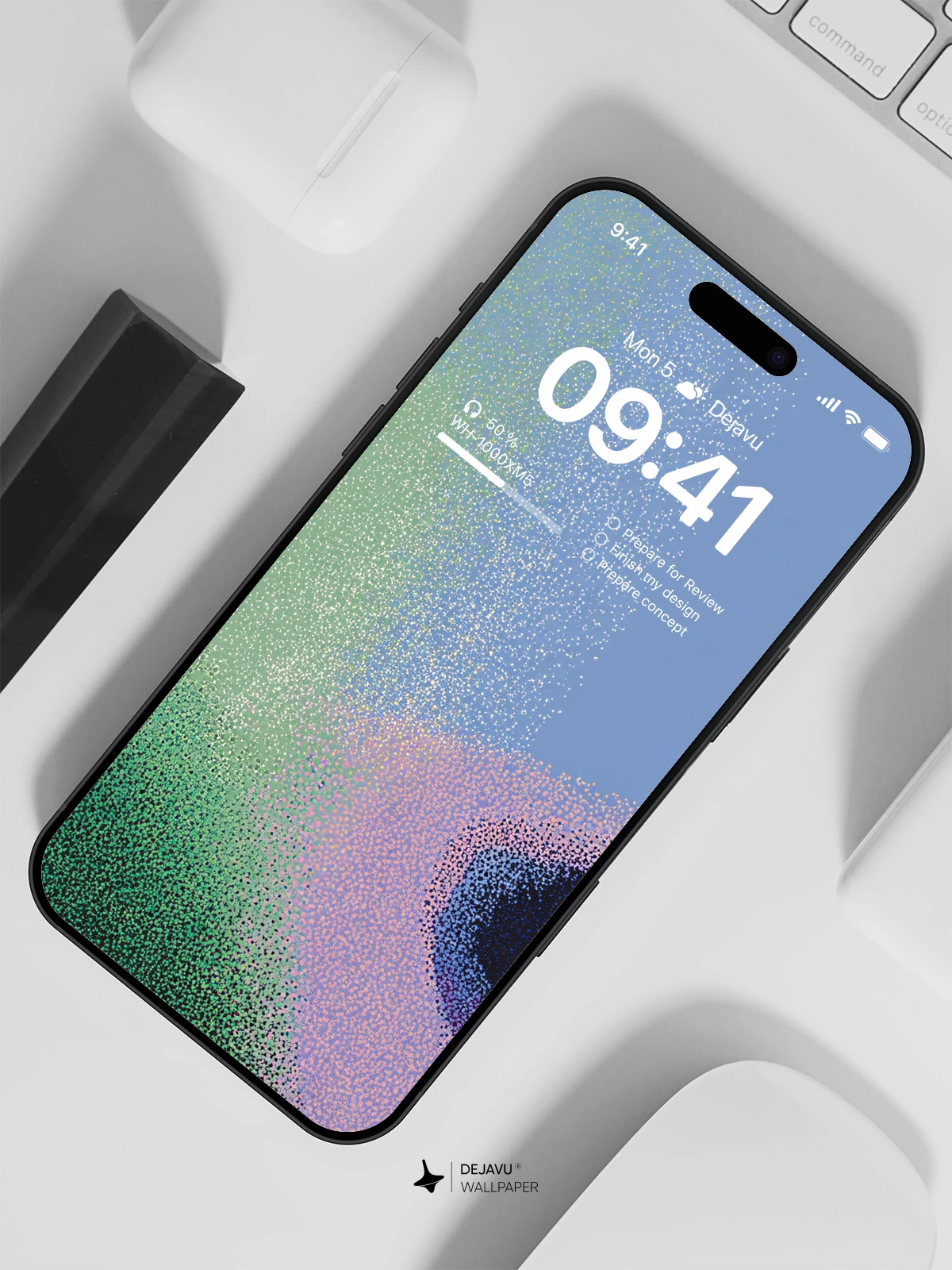Abstract Gradient Wallpaper 4K for iPhone Lock Screen