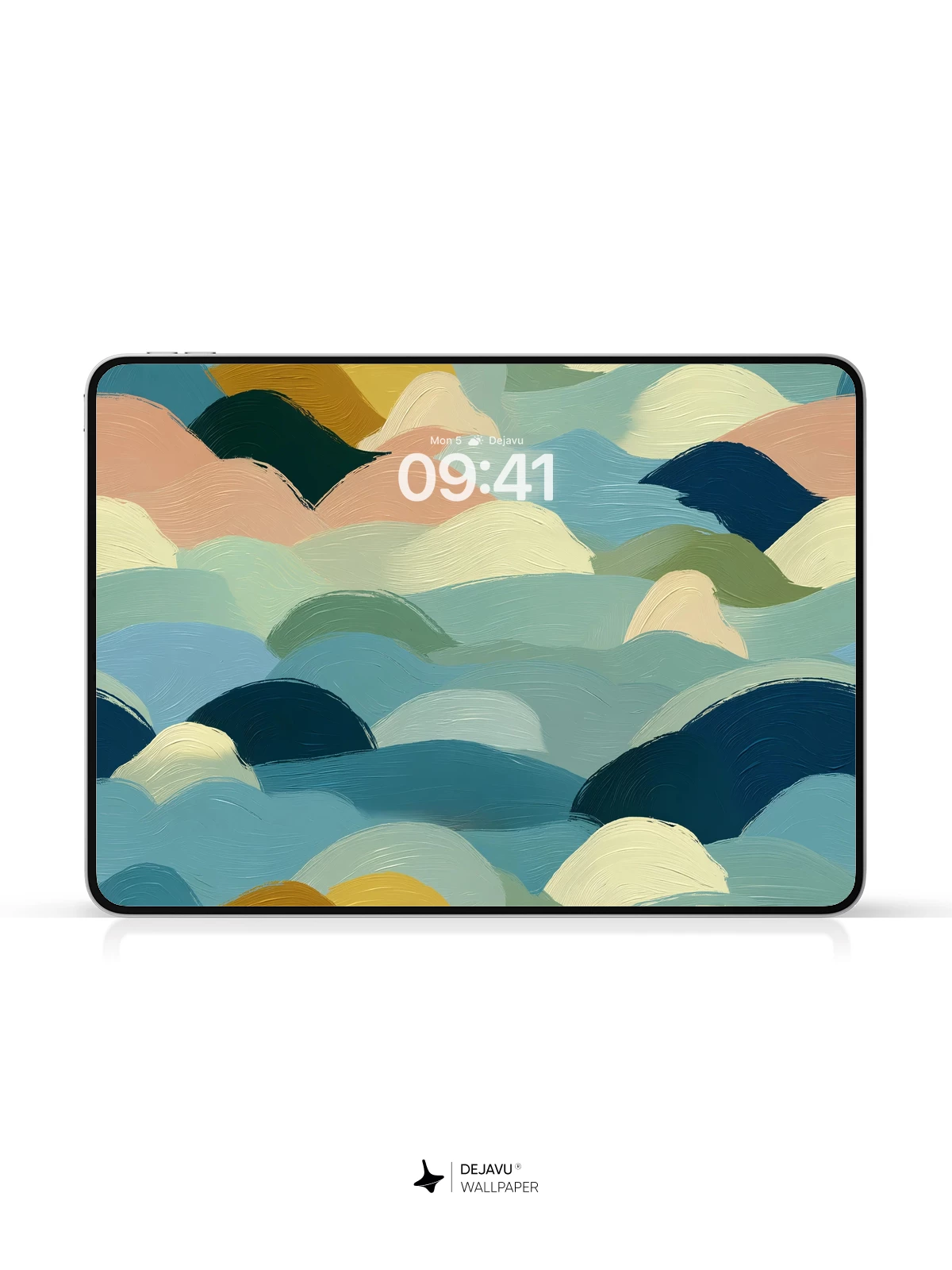 Abstract Pastel Waves Wallpaper 4K for iPhone Lock Screen