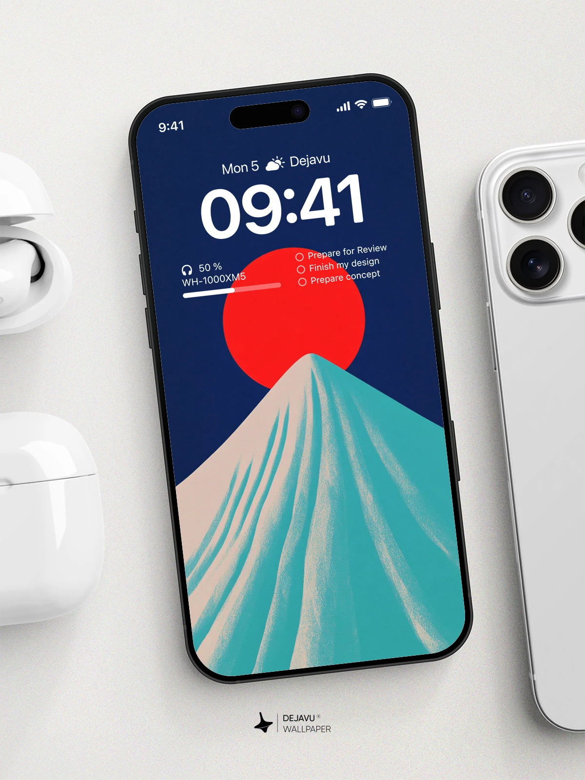 Mountain Sunrise Wallpaper 4K for iPhone Lock Screen