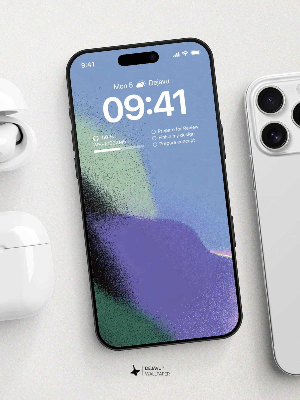 Abstract Gradient Wallpaper 4K for iPhone Lock Screen