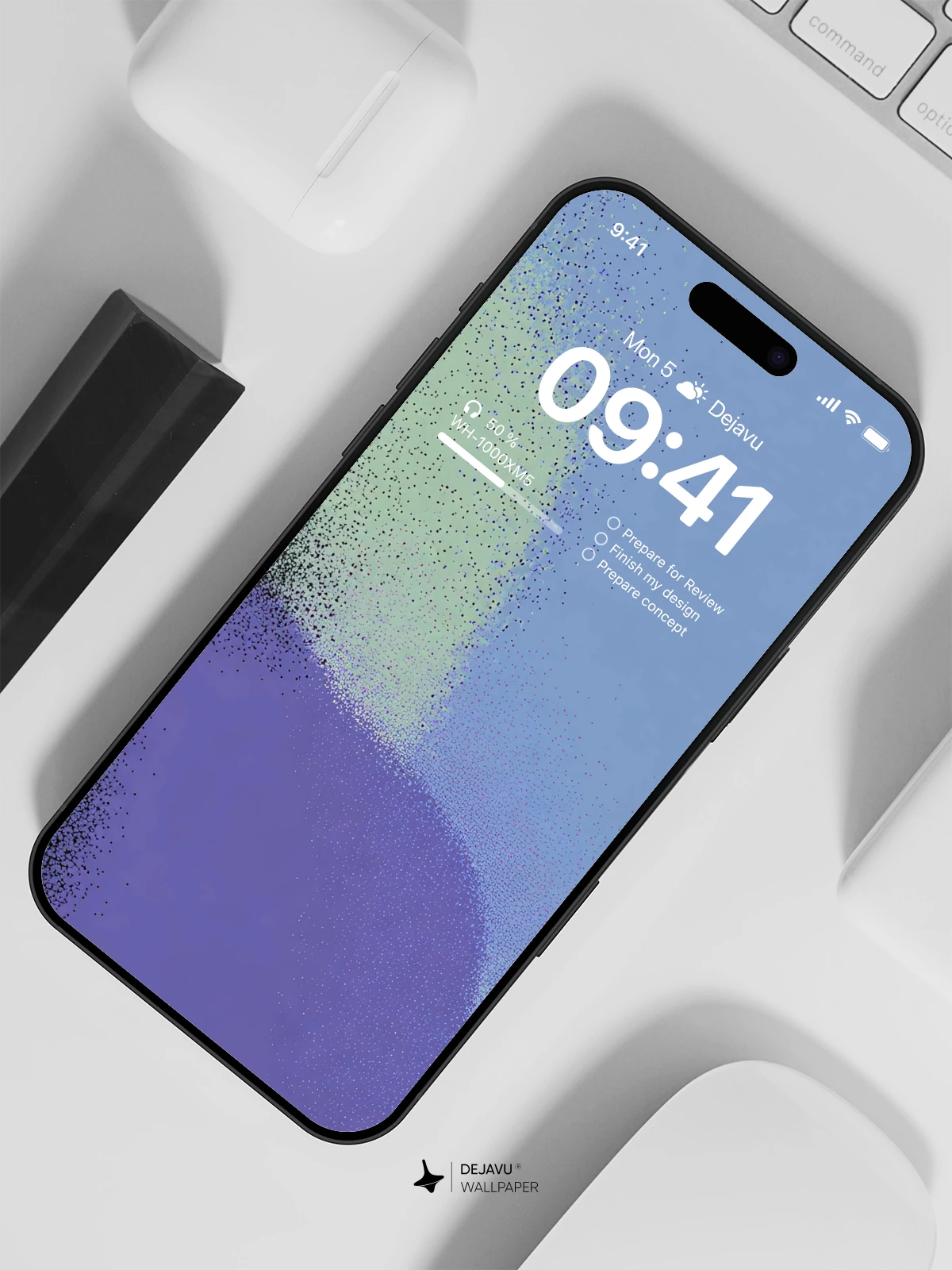 Abstract Gradient Wallpaper 4K for iPhone Lock Screen