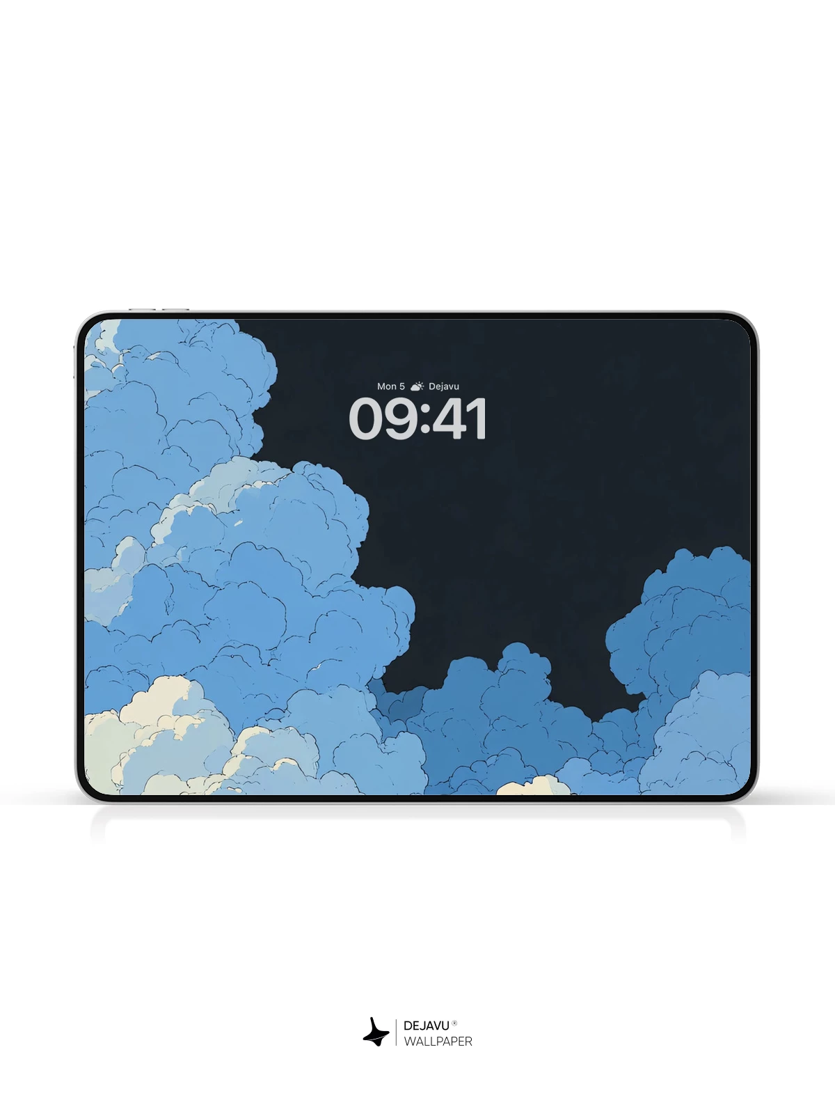 Blue Clouds Wallpaper 4K for iPhone Lock Screen