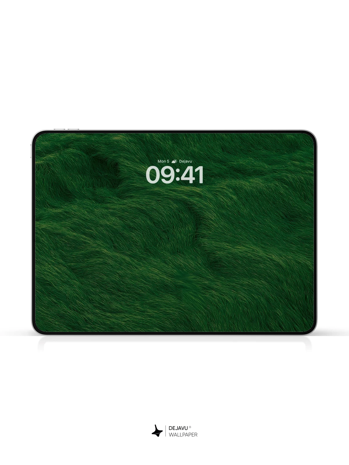 Green Fur Texture Wallpaper 4K for Mobile Background