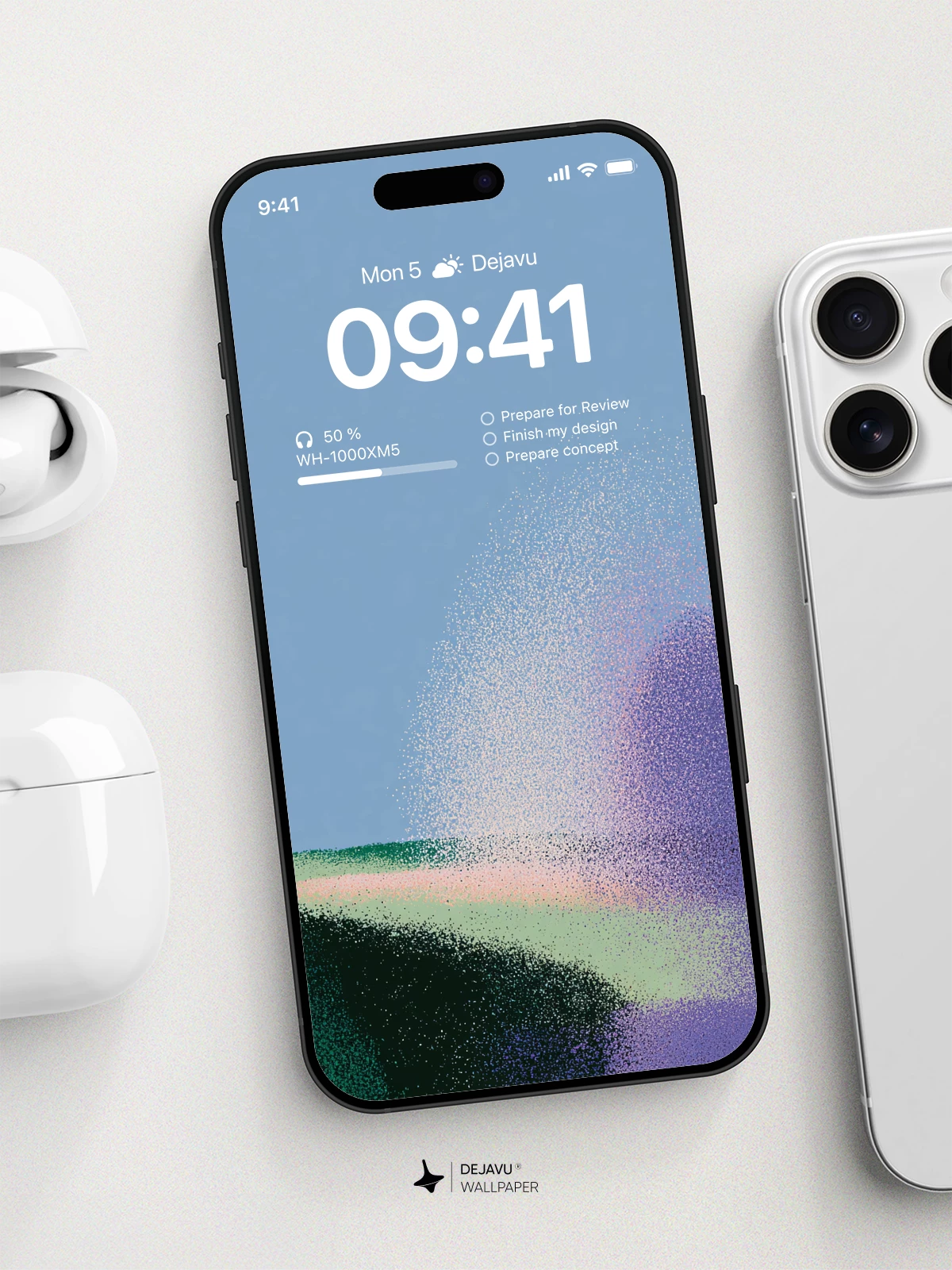 Abstract Gradient Wallpaper 4K for iPhone Lock Screen