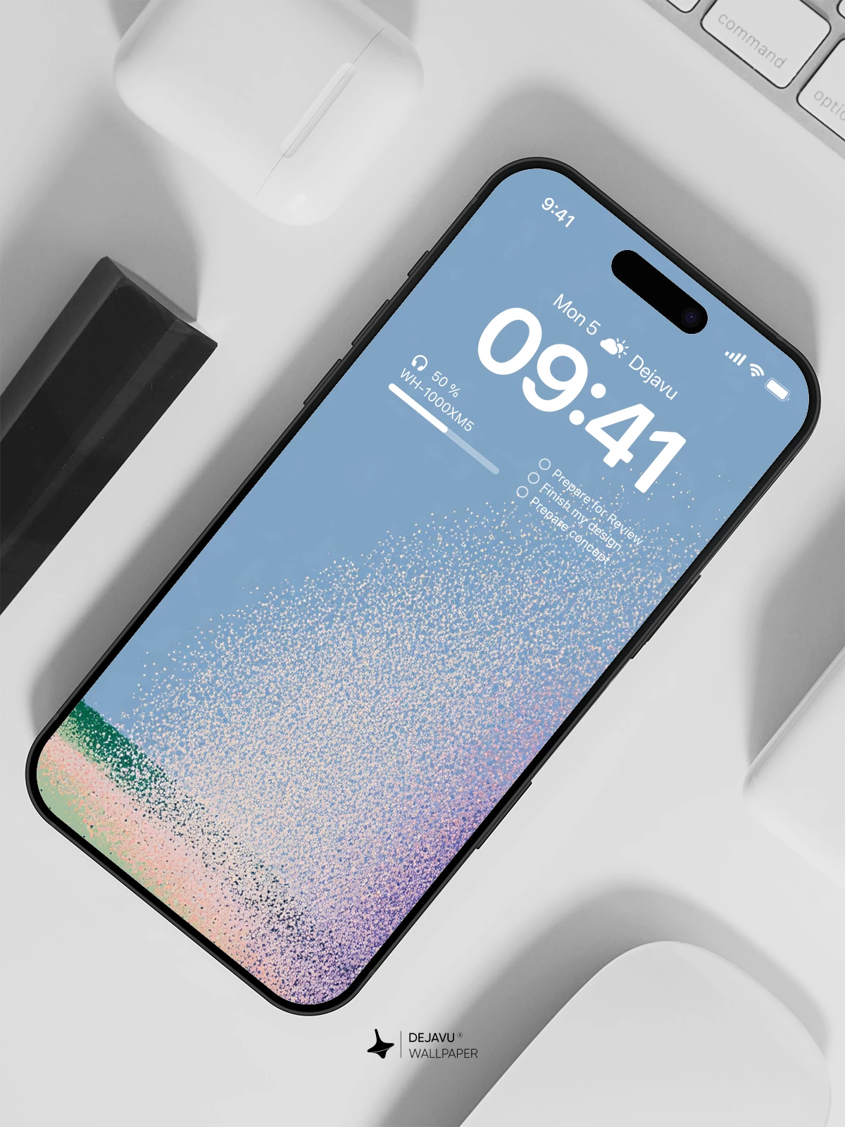 Abstract Gradient Wallpaper 4K for iPhone Lock Screen