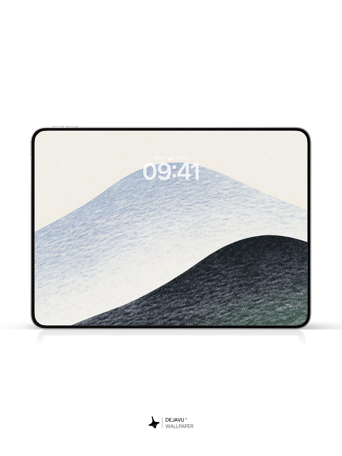 Minimalist Black and White Mountain Wallpaper 4K for iPhone Lock Screen