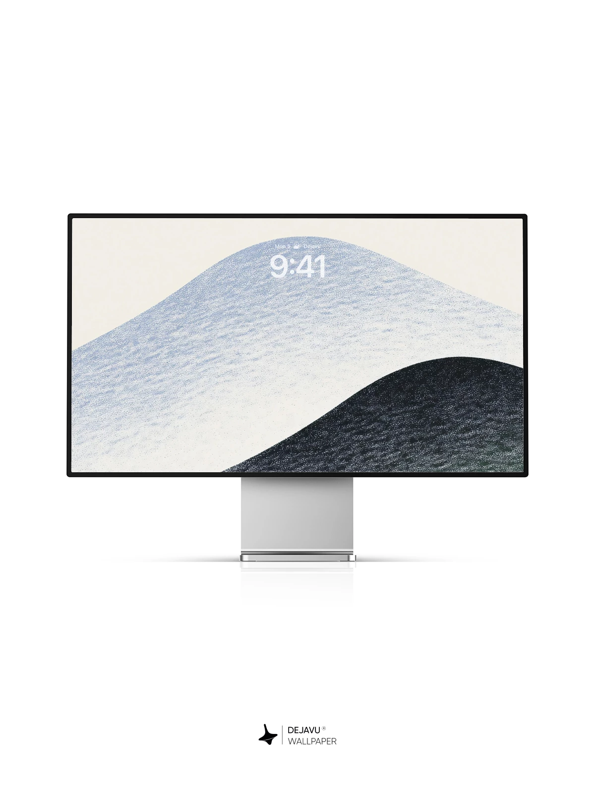 Minimalist Black and White Mountain Wallpaper 4K for iPhone Lock Screen