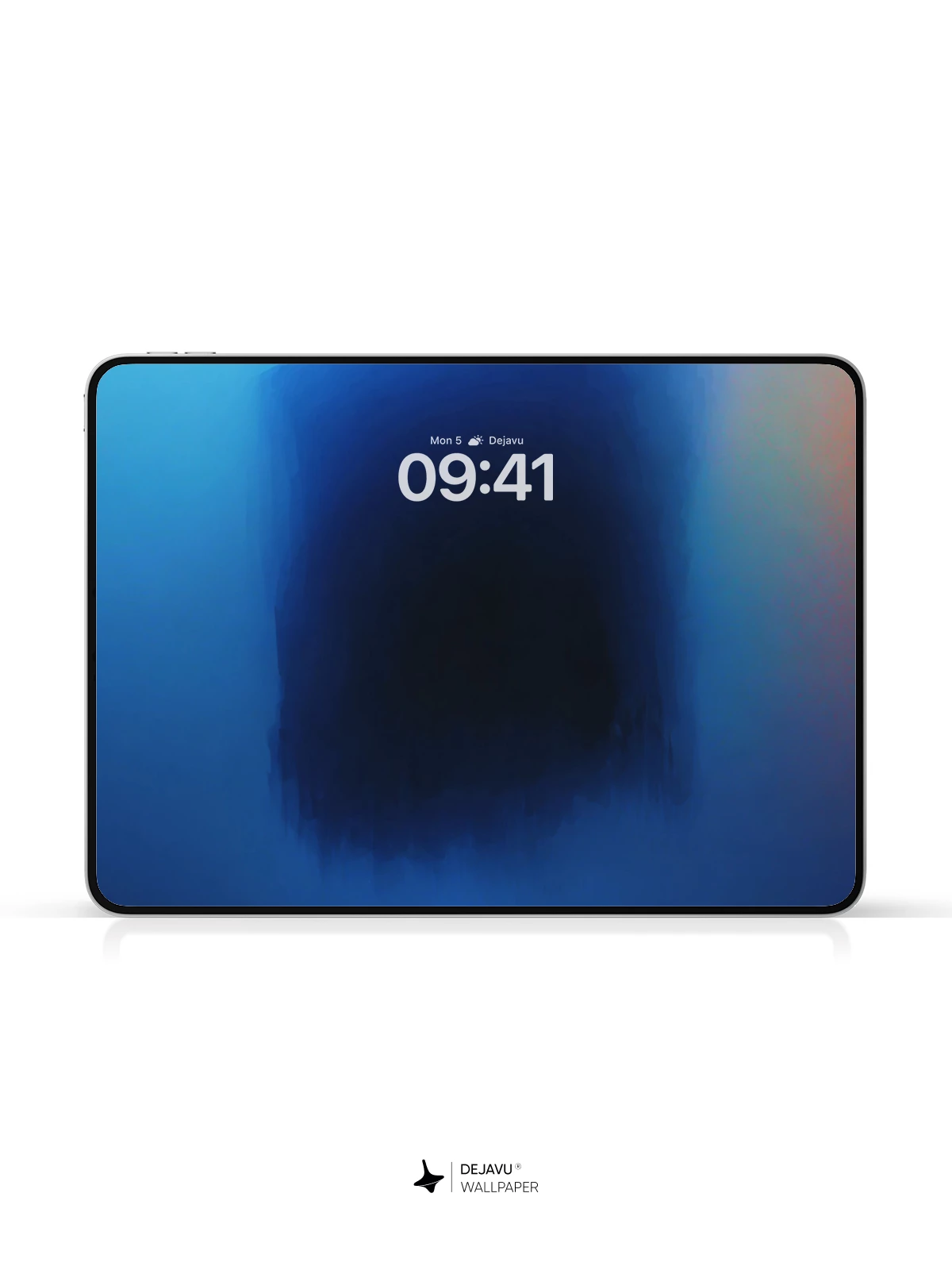 Abstract Blue Gradient Wallpaper 4K for iPhone Lock Screen
