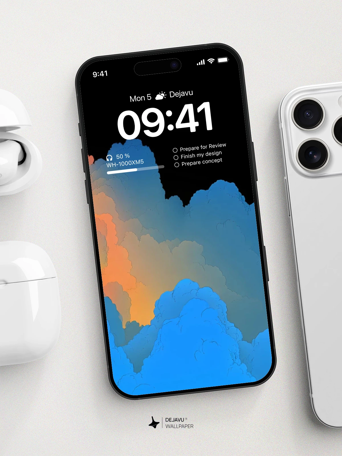 Abstract Cloud Wallpaper 4K for iPhone Lock Screen