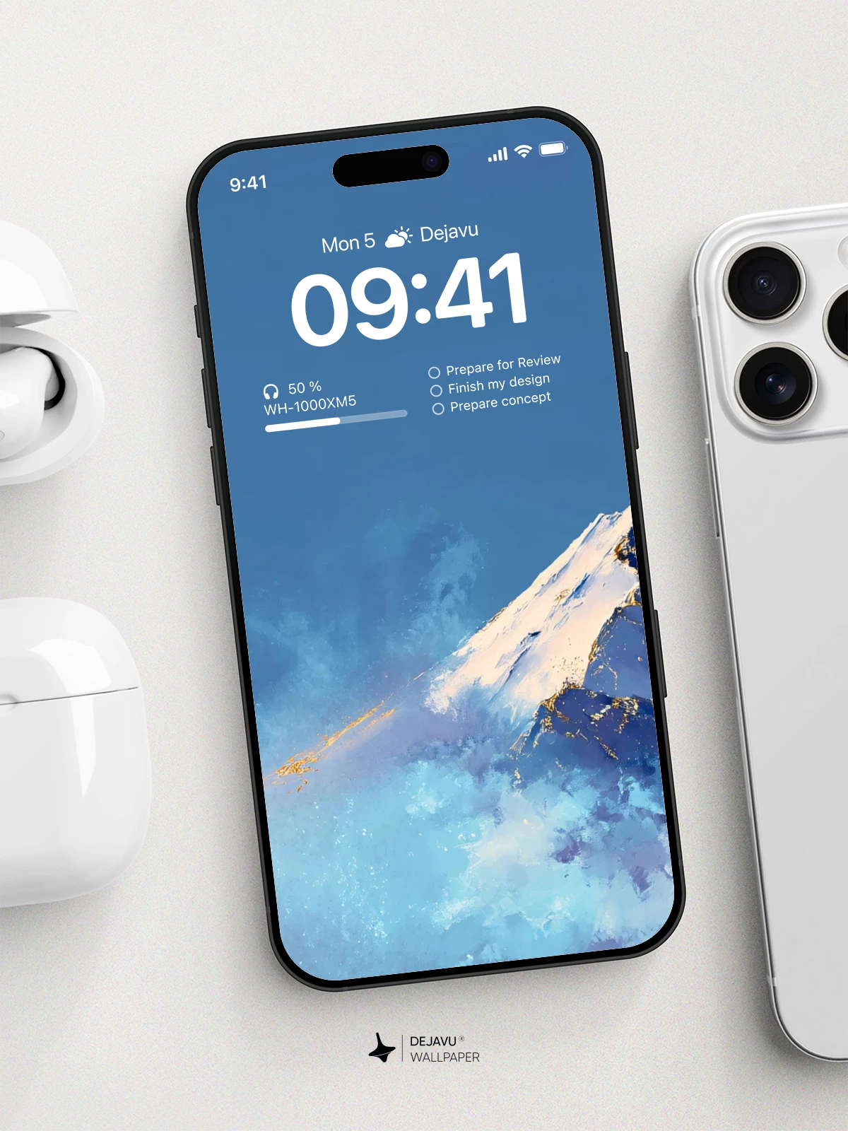 富士山 4K 壁纸 iPhone 锁屏