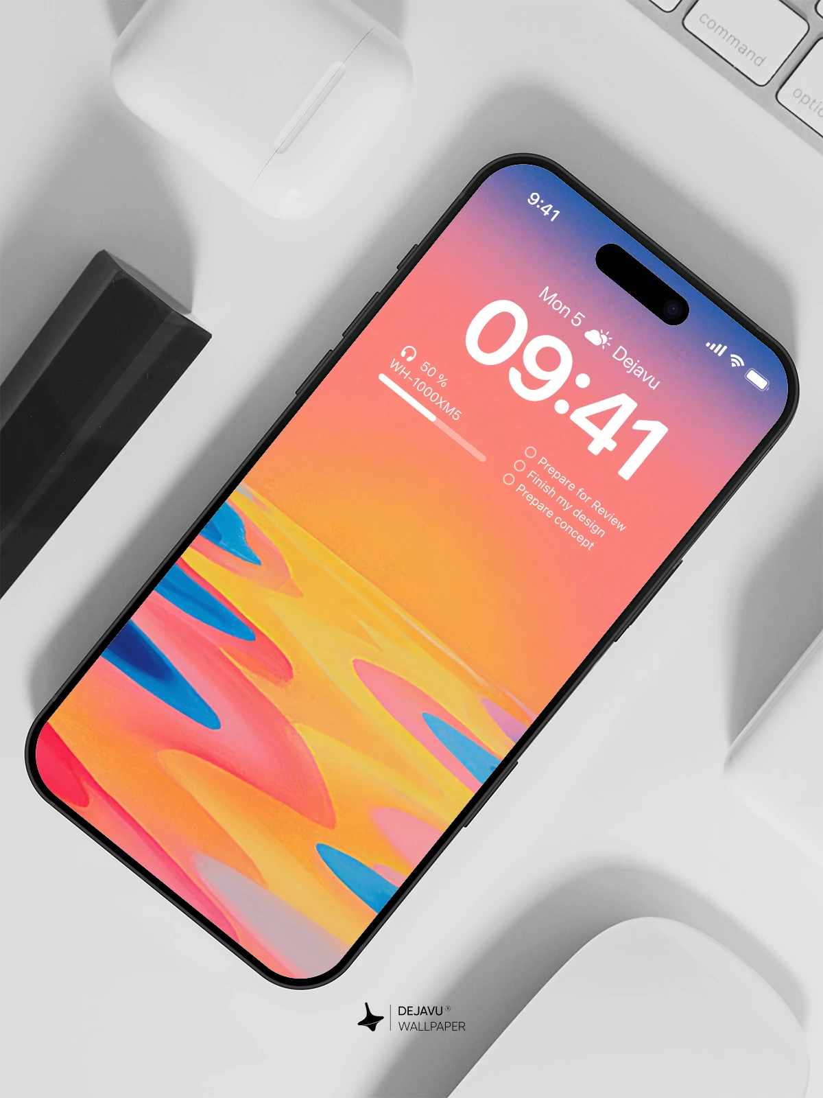 Colorful Abstract Wallpaper 4K for iPhone Lock Screen