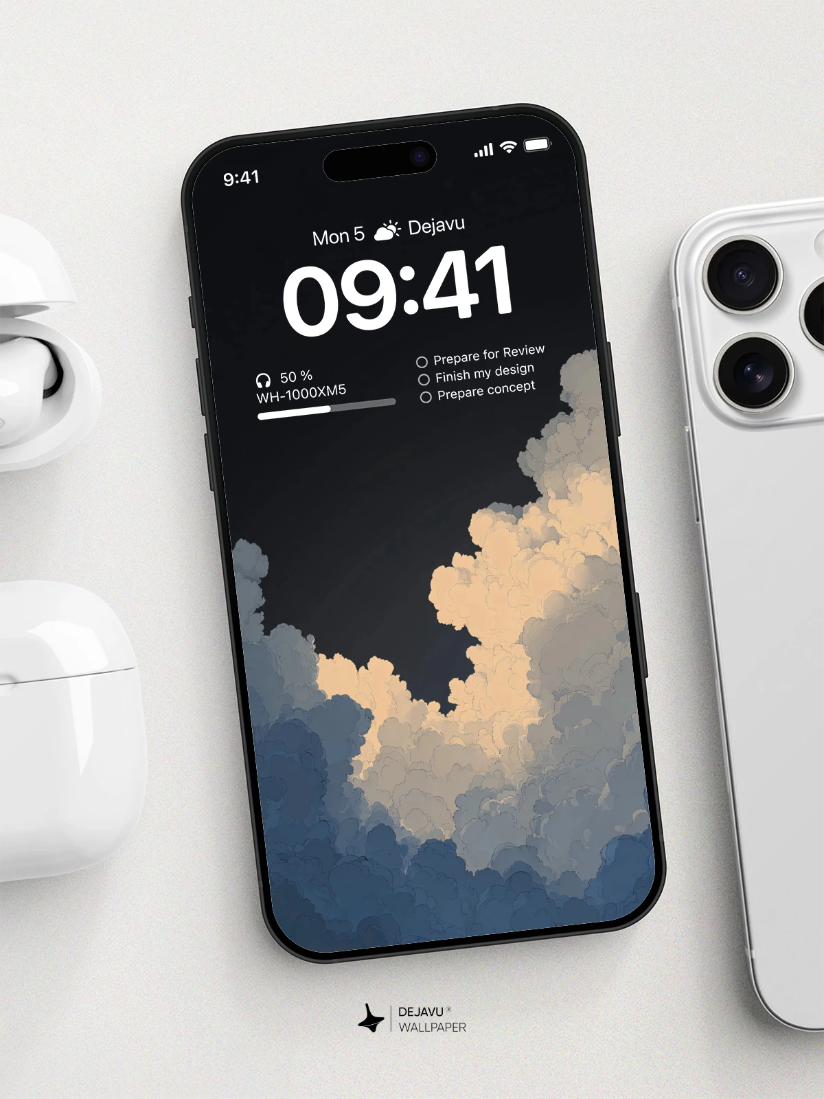 Dark Clouds Wallpaper 4K for iPhone Lock Screen