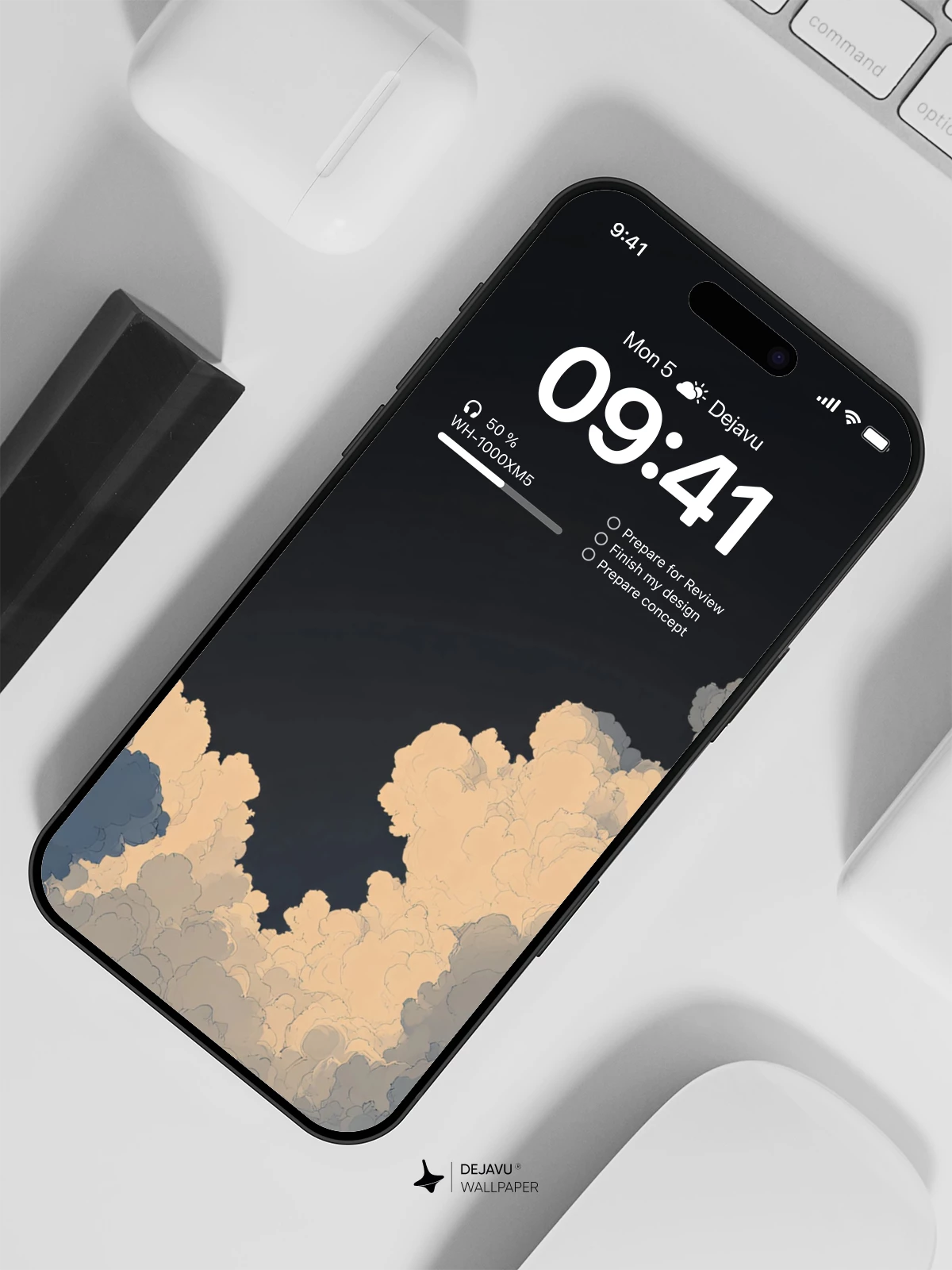 Dark Clouds Wallpaper 4K for iPhone Lock Screen