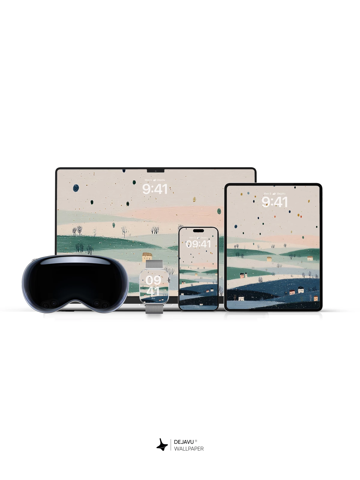 Winter Landscape Wallpaper 4K for iPhone Lock Screen