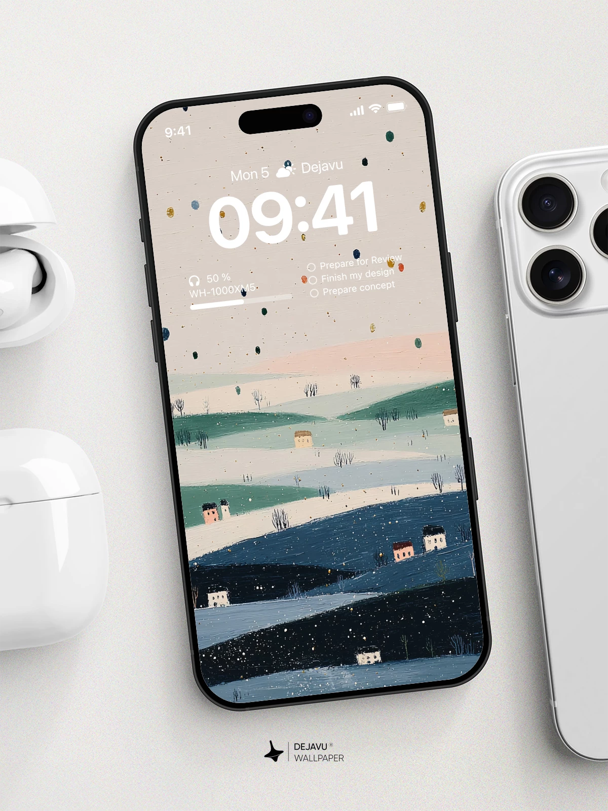 Winter Landscape Wallpaper 4K for iPhone Lock Screen
