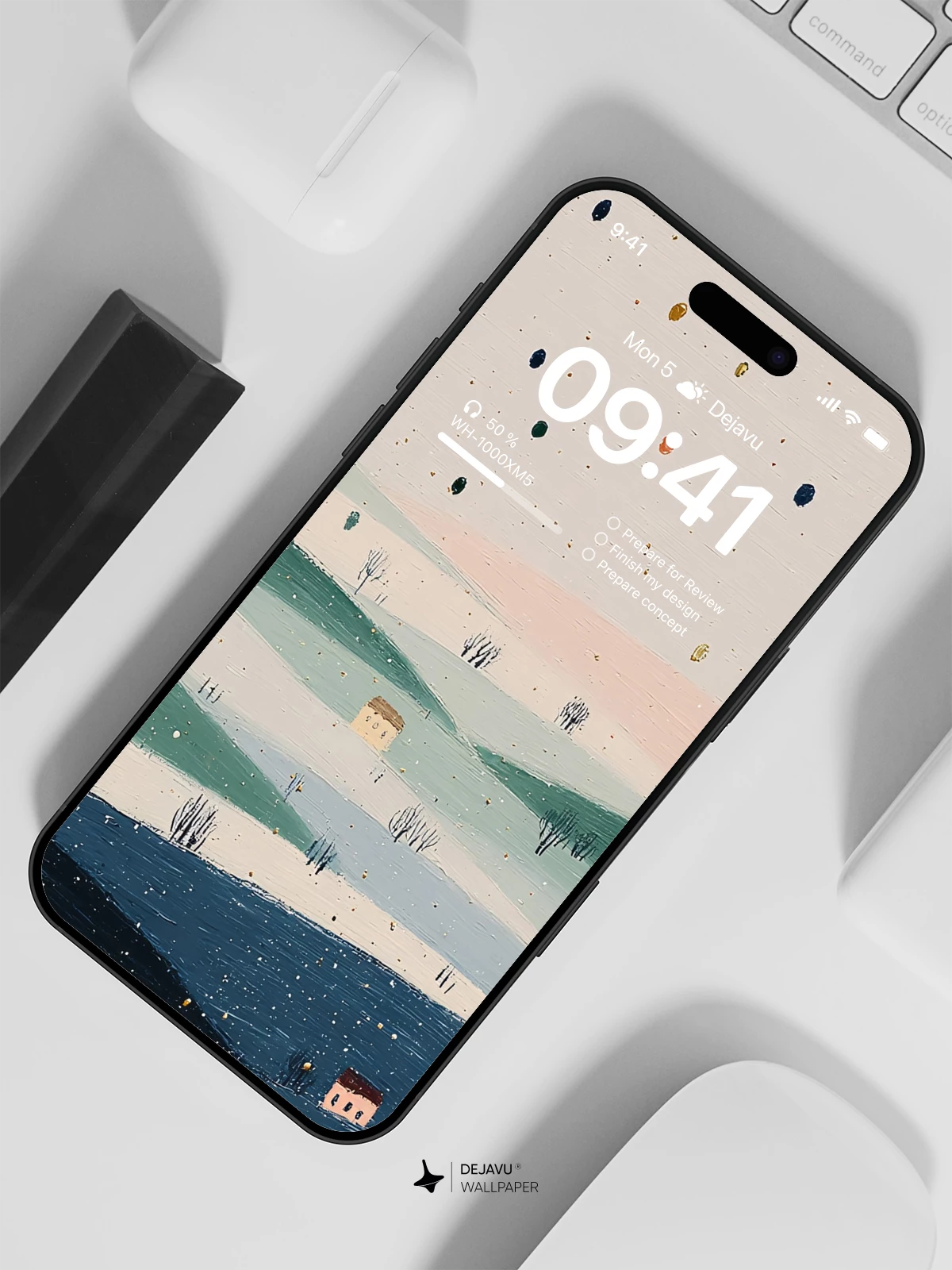 Winter Landscape Wallpaper 4K for iPhone Lock Screen