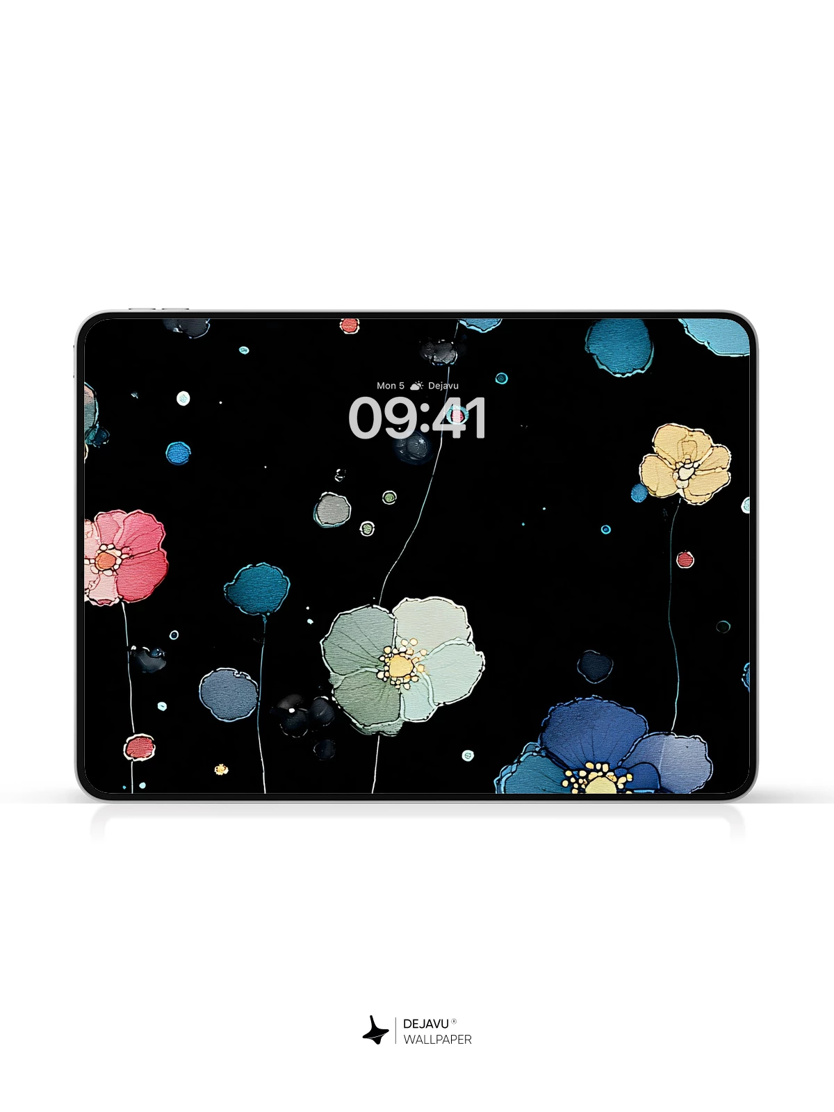 Dark Floral Wallpaper 4K for iPhone Lock Screen