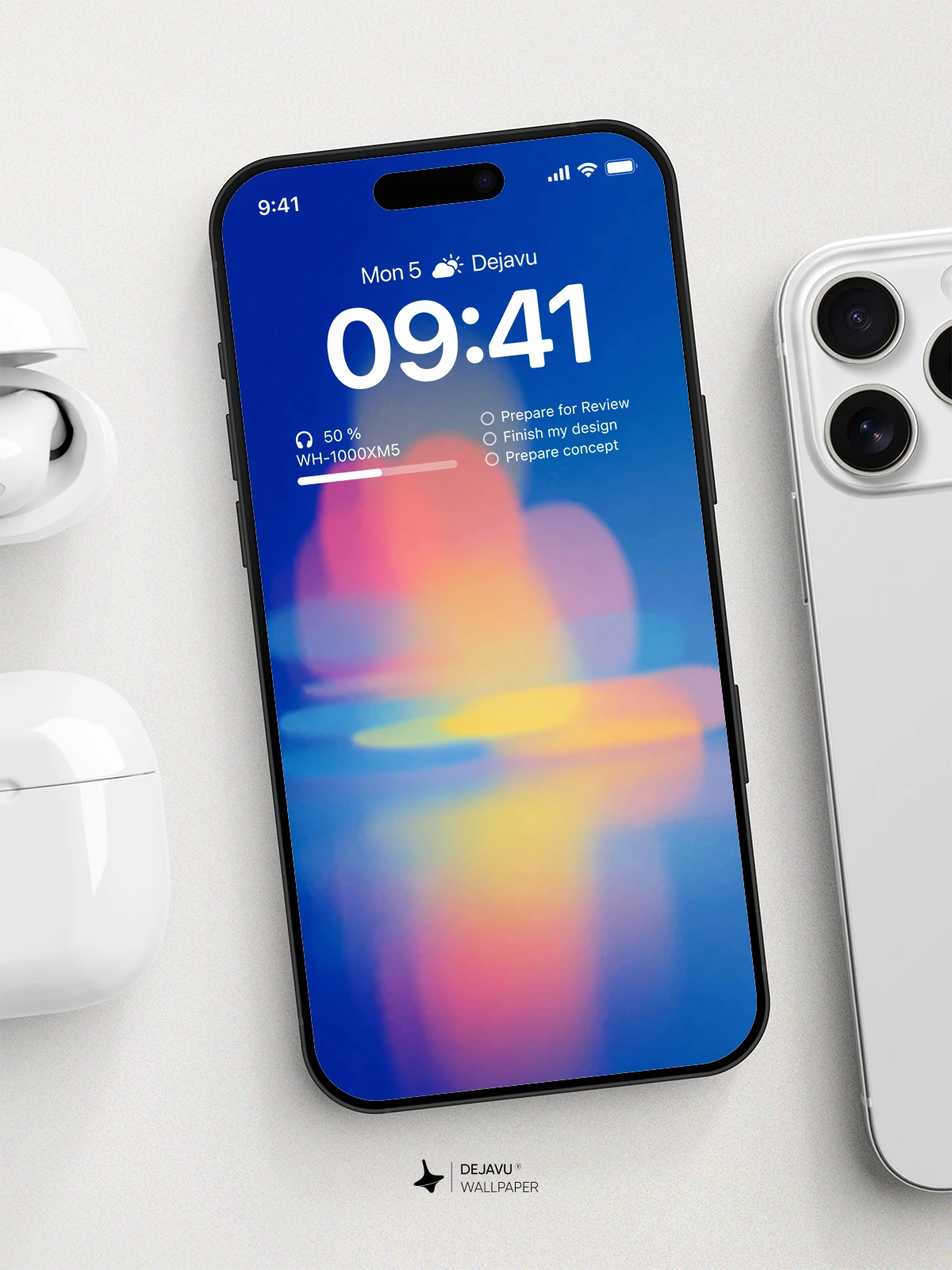 Abstract Light Blur Wallpaper 4K for iPhone Lock Screen