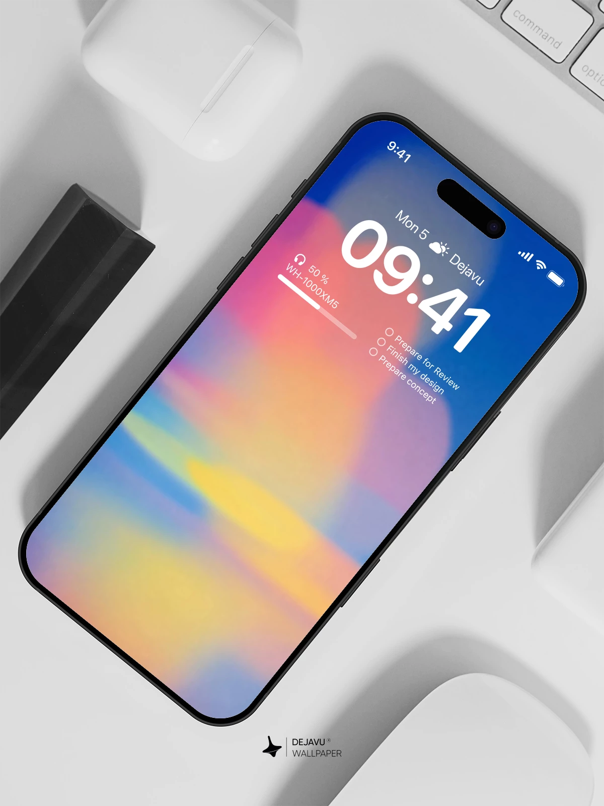Abstract Light Blur Wallpaper 4K for iPhone Lock Screen