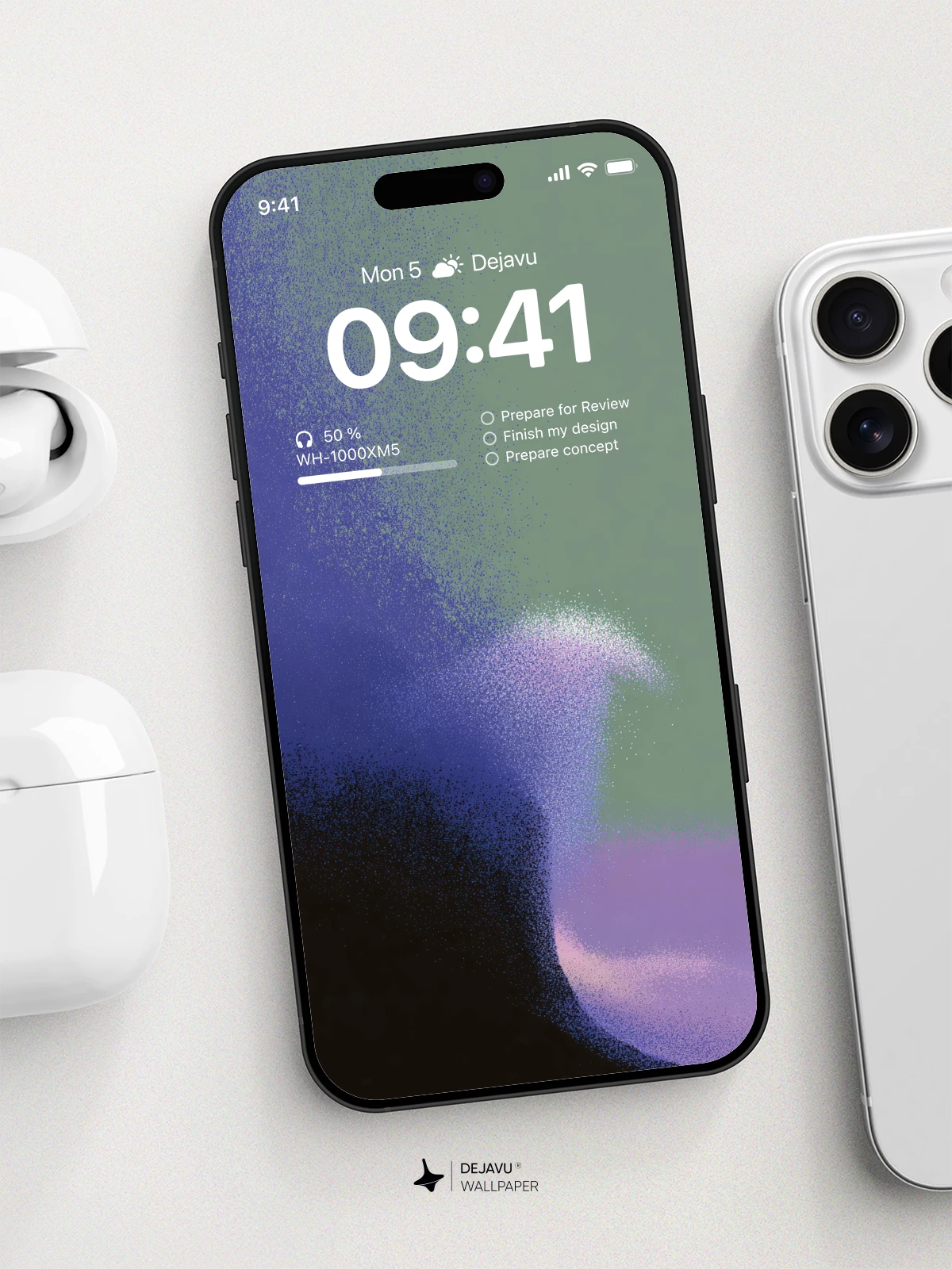 Abstract Gradient Wallpaper 4K for iPhone Lock Screen