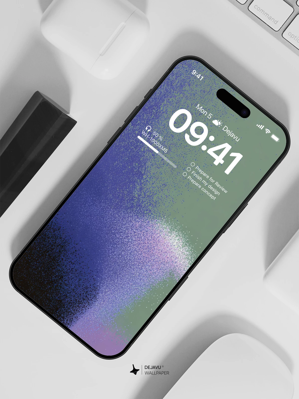 Abstract Gradient Wallpaper 4K for iPhone Lock Screen