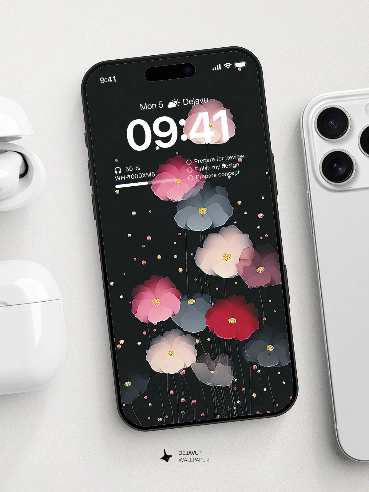 Floral Wallpaper 4K for iPhone Lock Screen