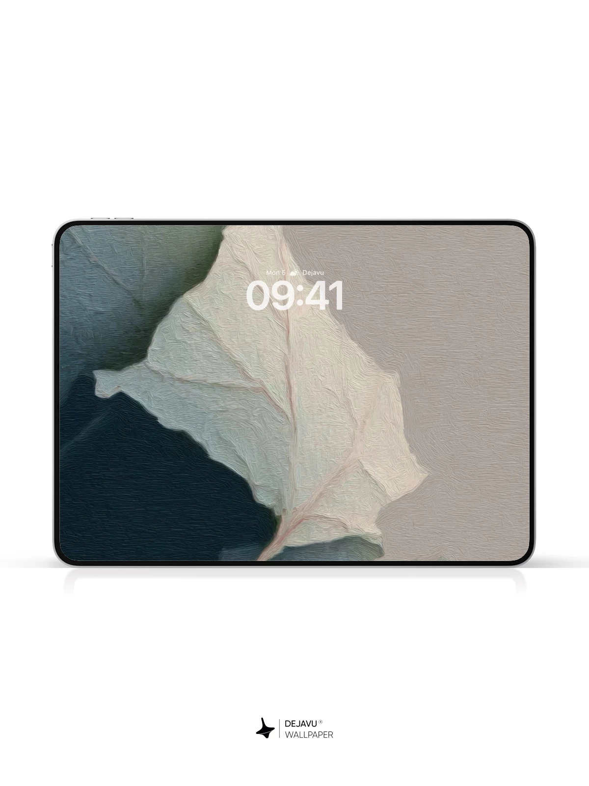 White Leaf Texture Wallpaper 4K for iPhone Lock Screen