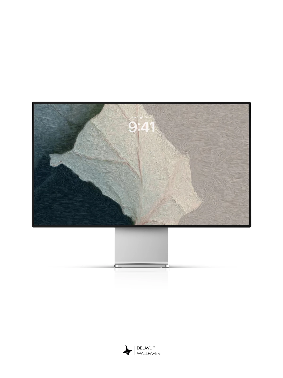White Leaf Texture Wallpaper 4K for iPhone Lock Screen