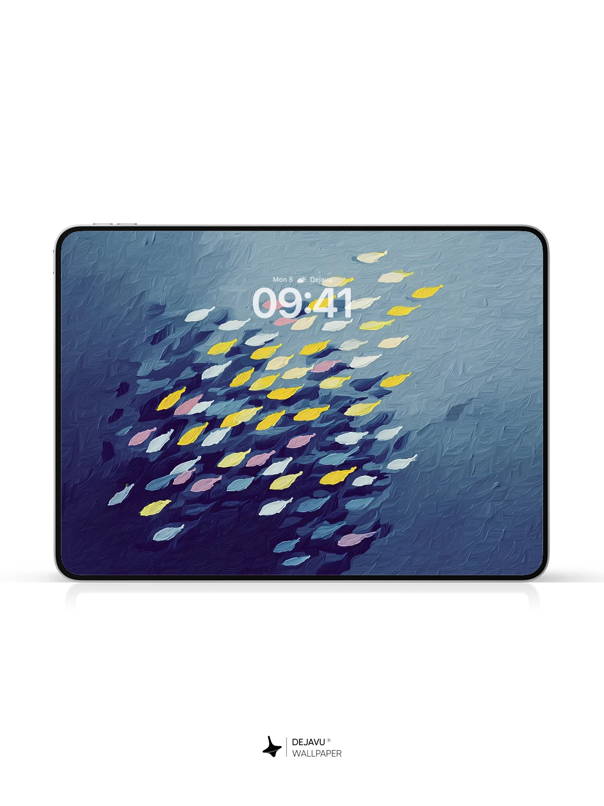Colorful Fish School Wallpaper 4K for iPhone Lock Screen