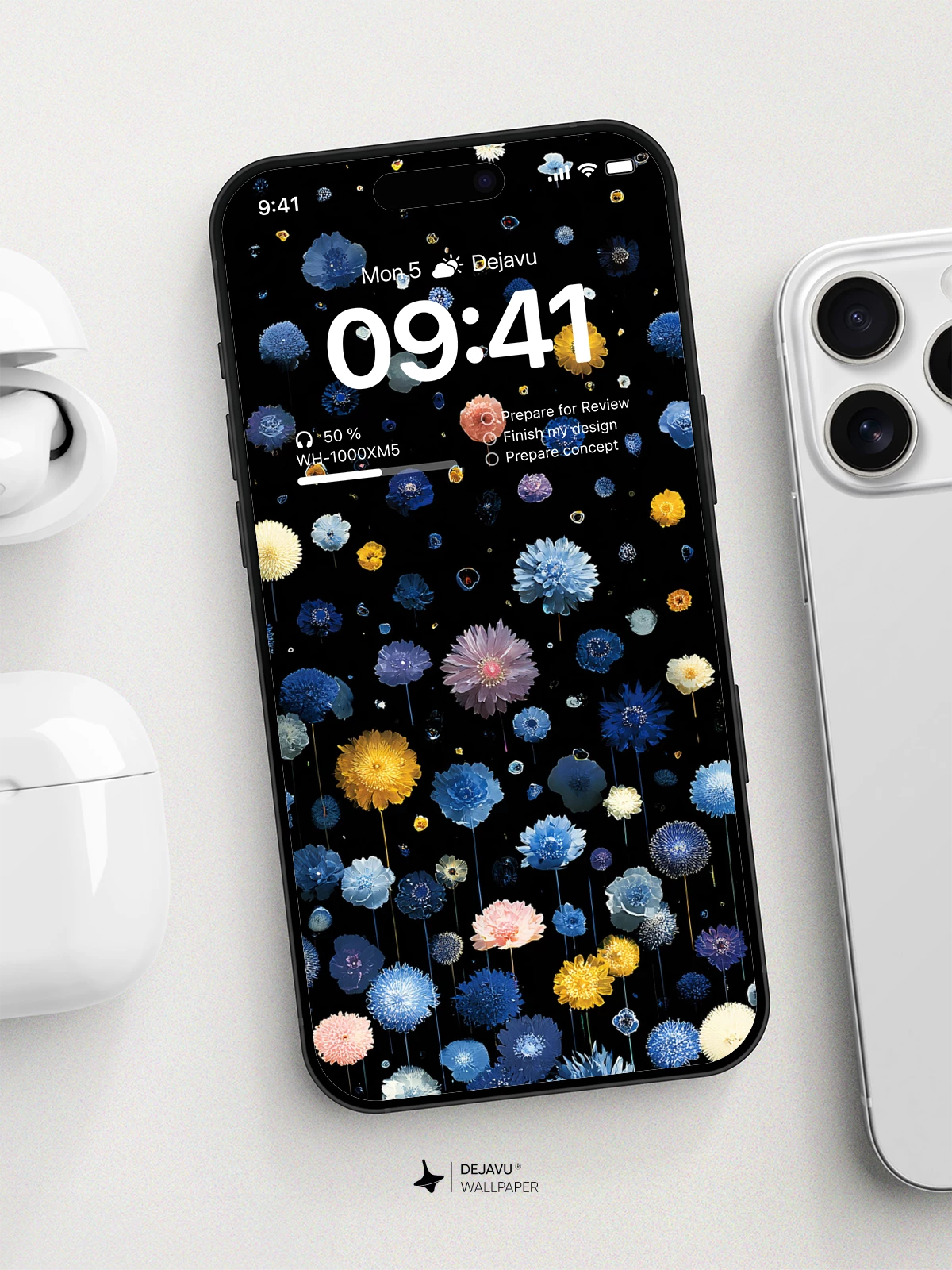 Colorful Flower Wallpaper 4K for iPhone Lock Screen