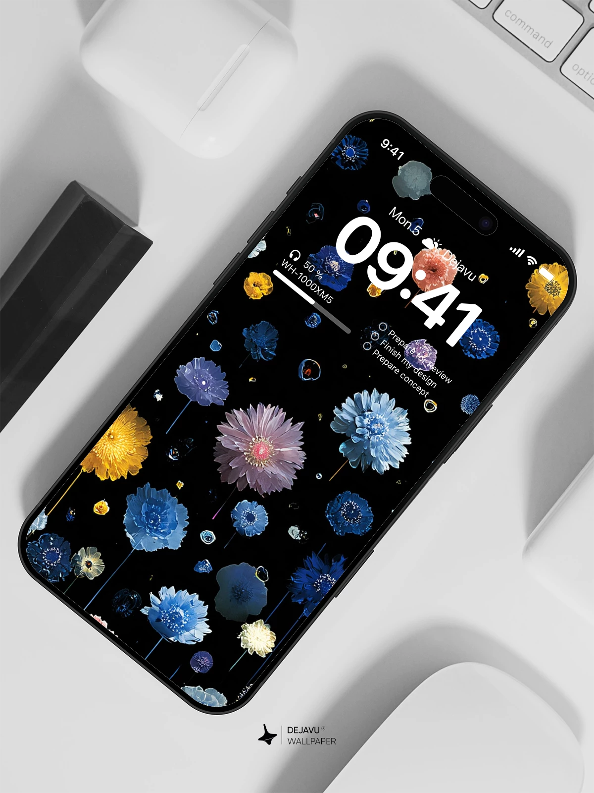 Colorful Flower Wallpaper 4K for iPhone Lock Screen