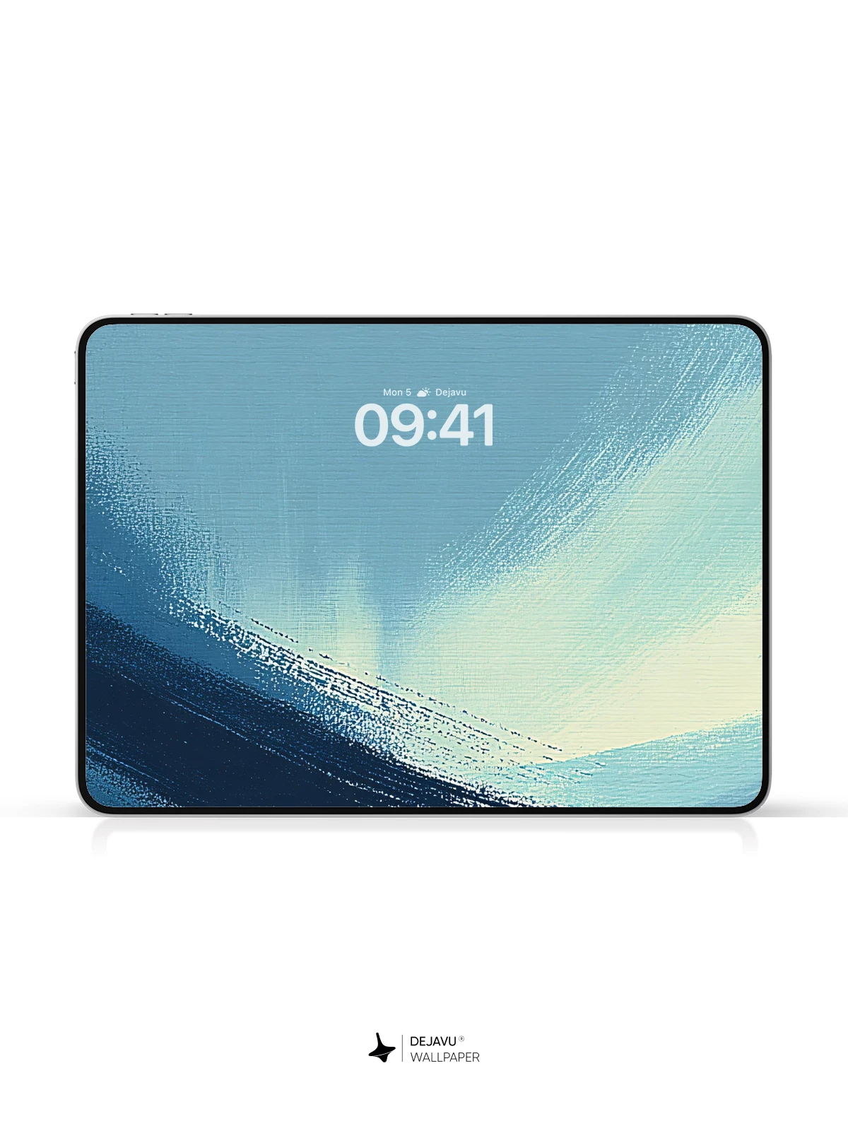 Abstract Blue Gradient Wallpaper 4K for iPhone Lock Screen
