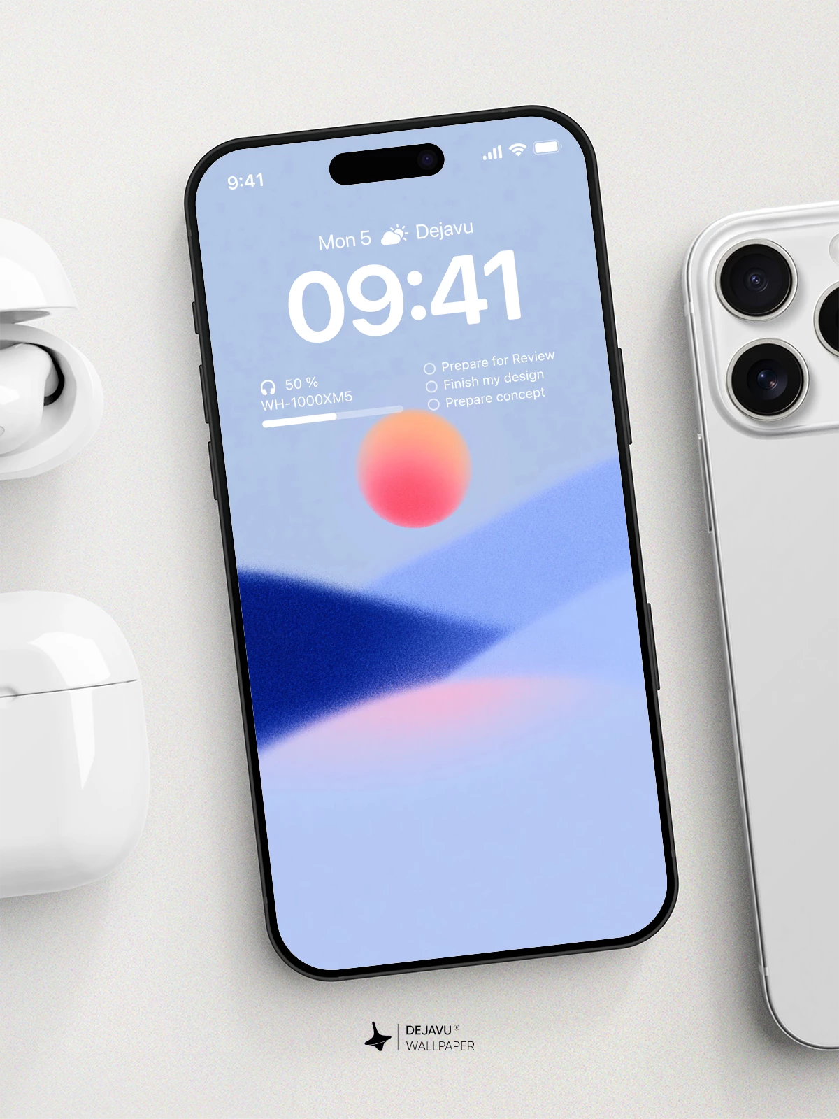 Sunset Horizon Wallpaper 4K for iPhone Lock Screen