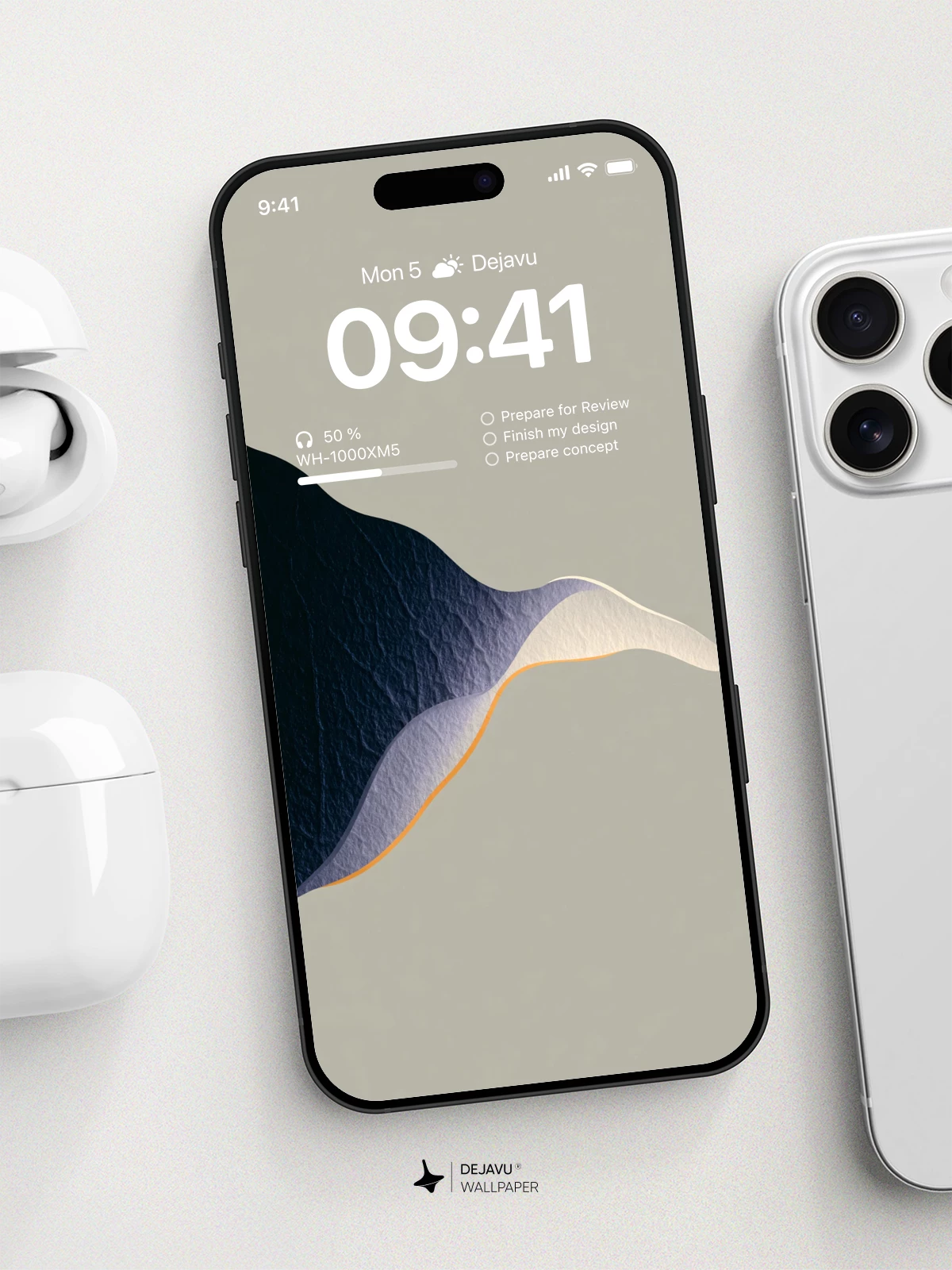 Abstract Gradient Wallpaper 4K for iPhone Lock Screen