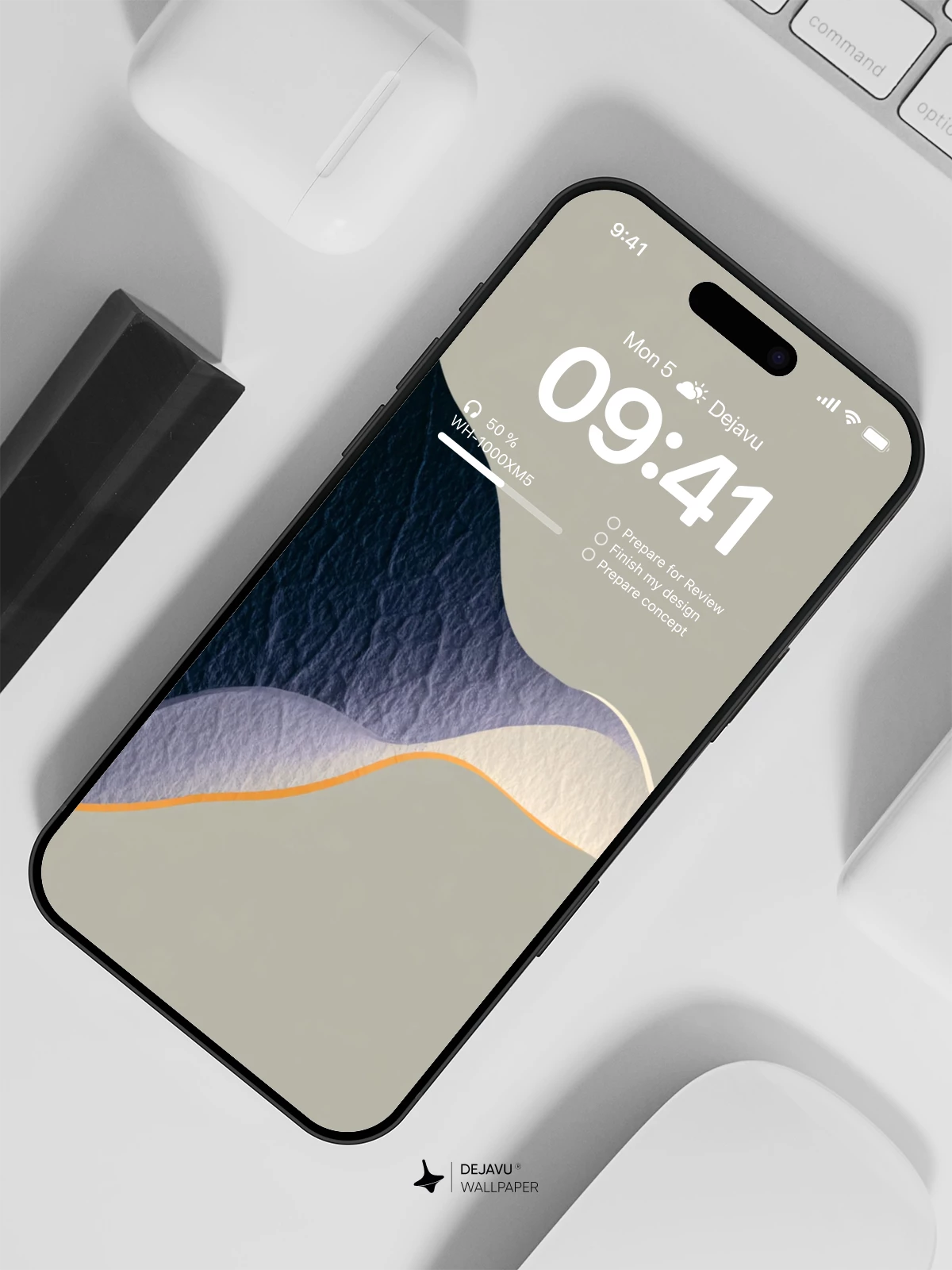 Abstract Gradient Wallpaper 4K for iPhone Lock Screen