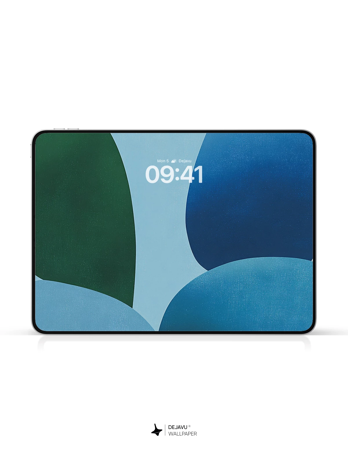 Abstract Blue and Green Wallpaper 4K for iPhone Lock Screen