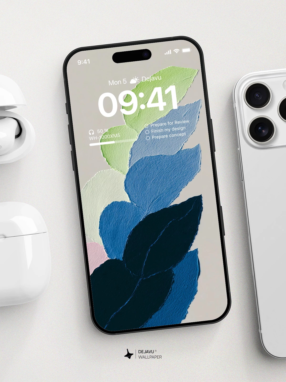 Colorful Leaf Wallpaper 4K for iPhone Lock Screen
