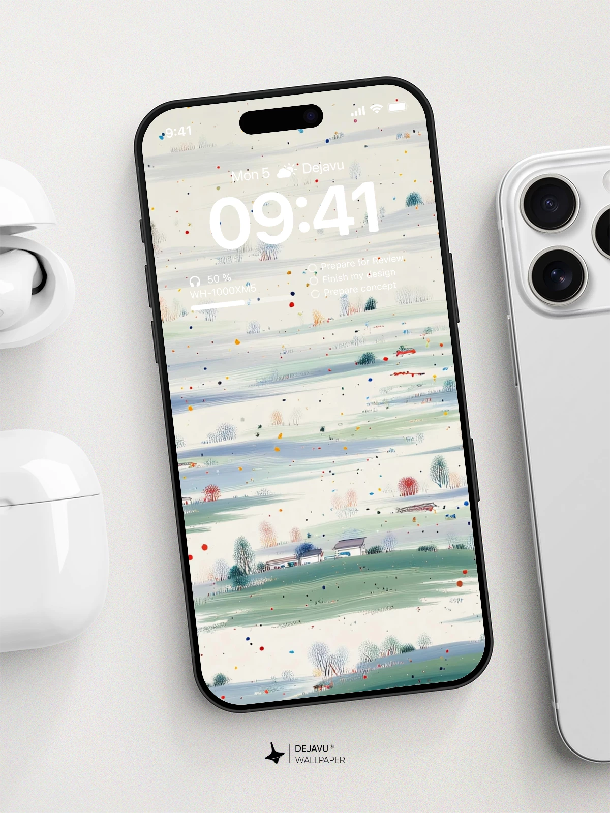 Winter Snowy Landscape Wallpaper 4K for iPhone Lock Screen