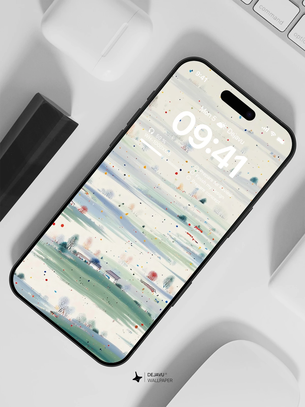 Winter Snowy Landscape Wallpaper 4K for iPhone Lock Screen