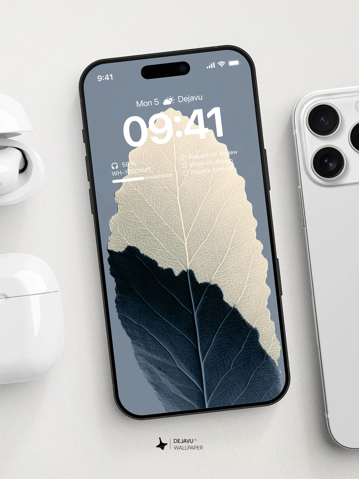 Leaf Veins Wallpaper 4K for iPhone Lock Screen