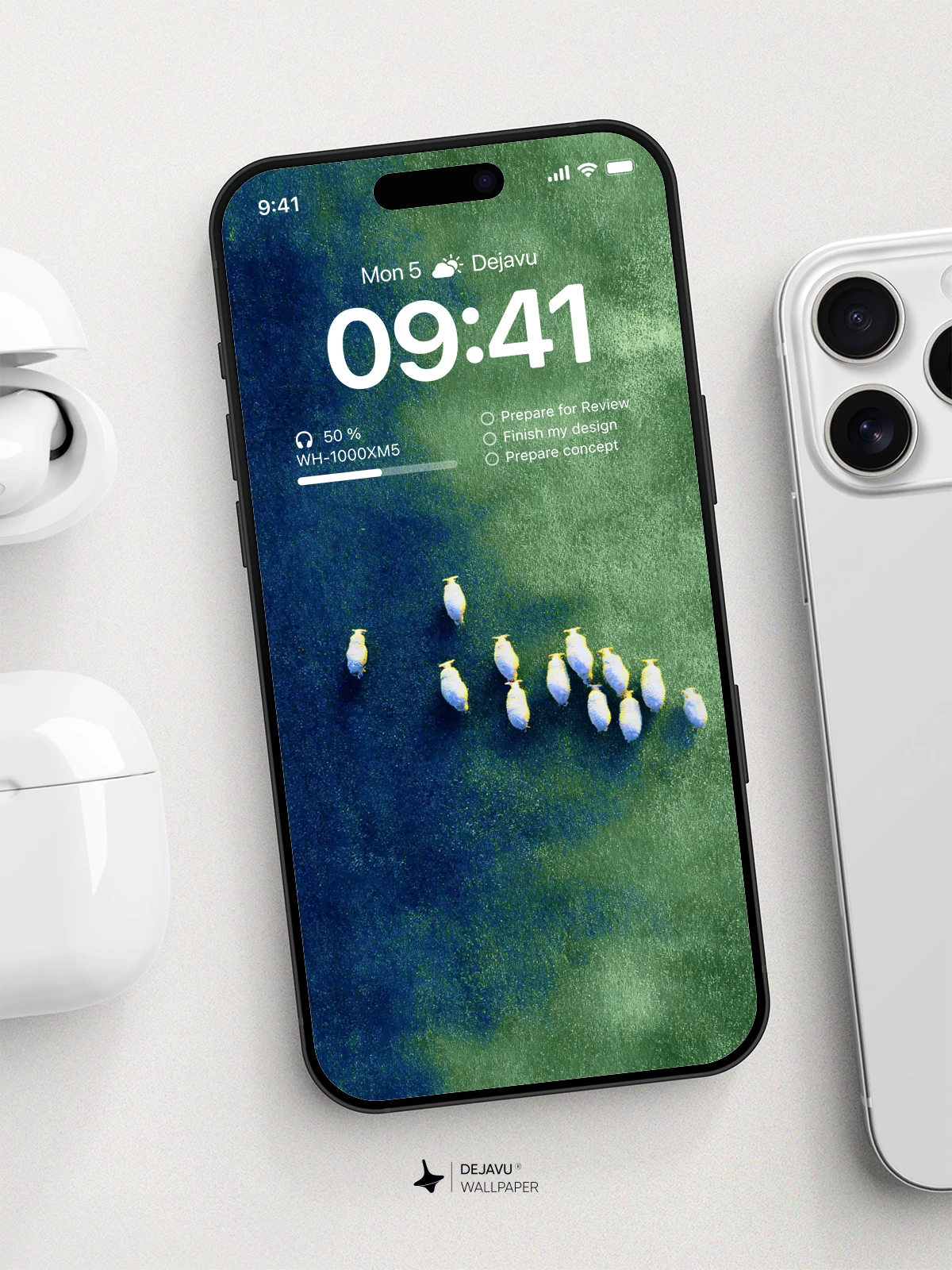 Sheep Flock Wallpaper 4K for Mobile Background