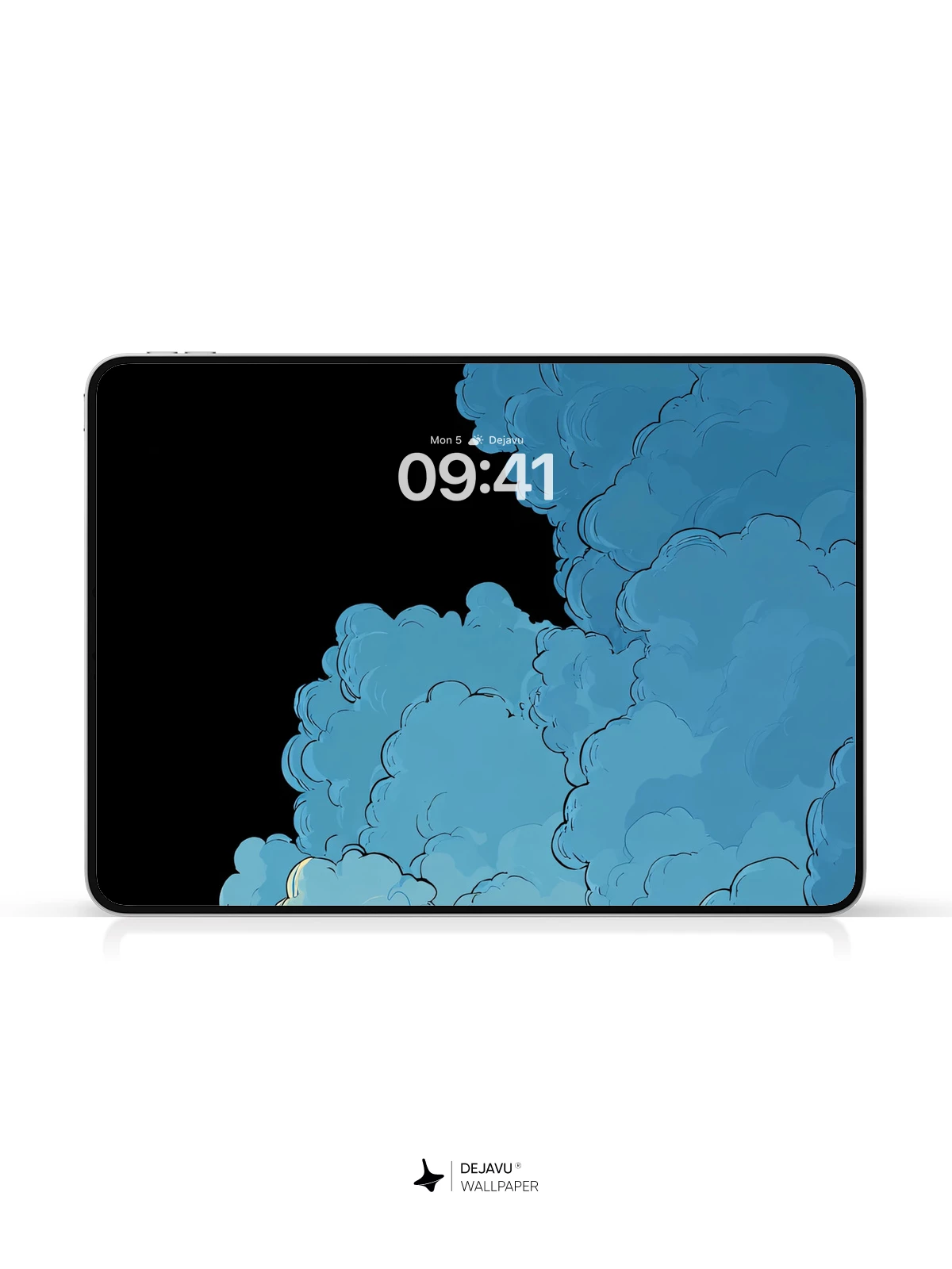 Blue Clouds Wallpaper 4K for Mobile Background