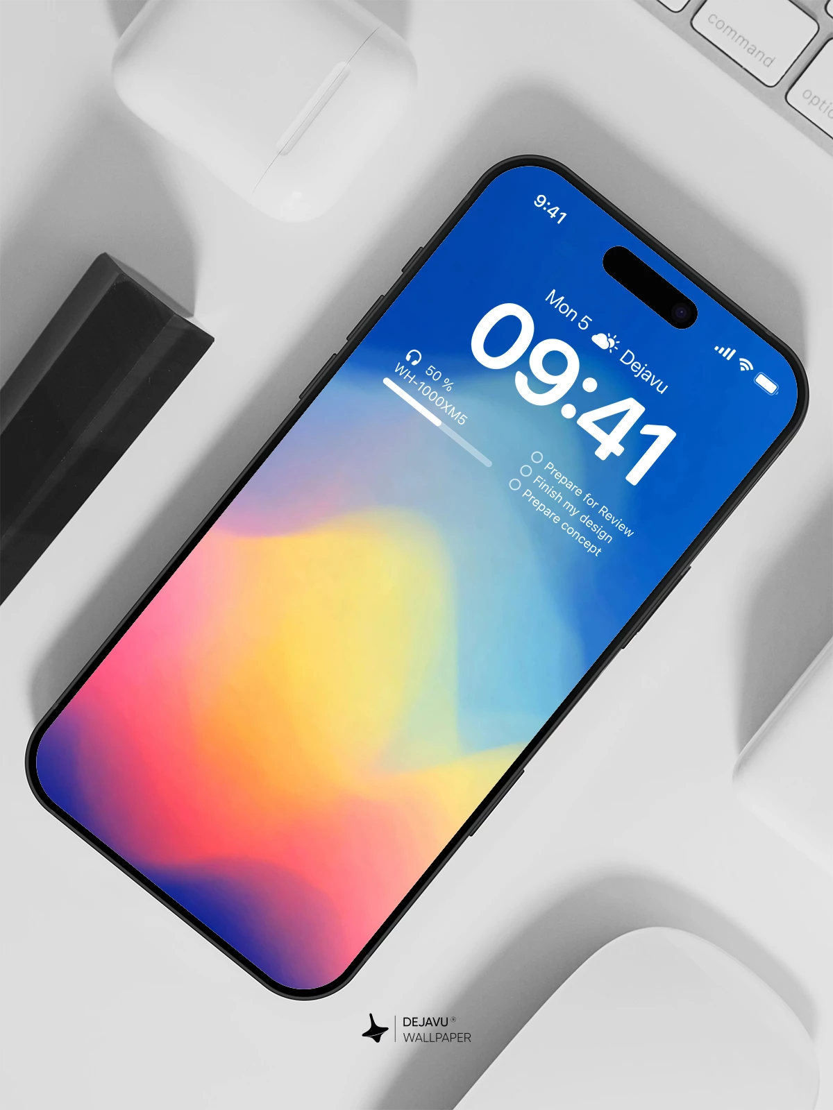 Colorful Gradient Wallpaper 4K for Mobile Background