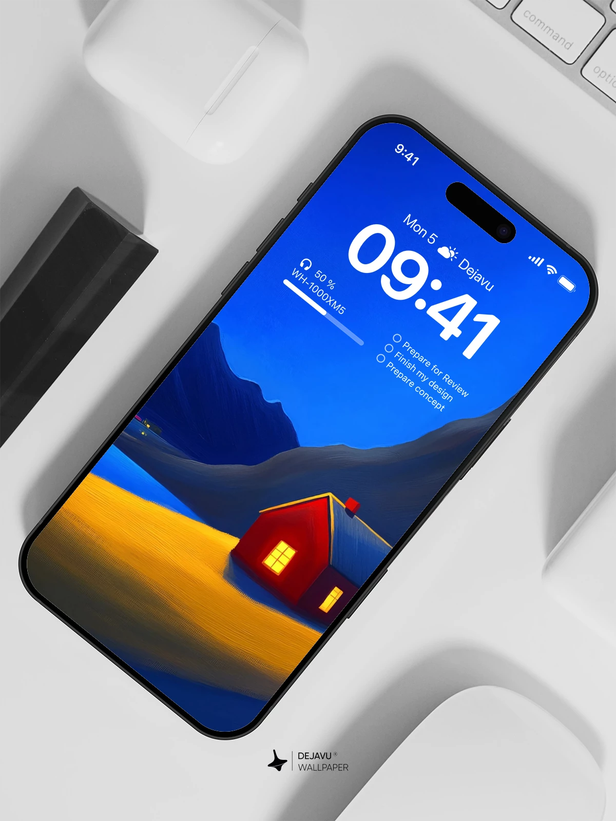 Red House Wallpaper 4K for iPhone Lock Screen