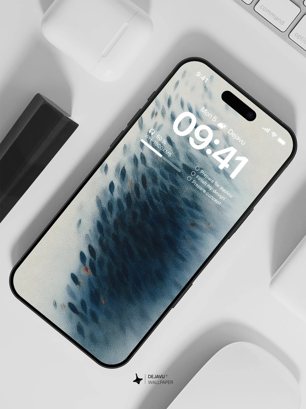 Fish School Wallpaper 4K for iPhone Lock Screen