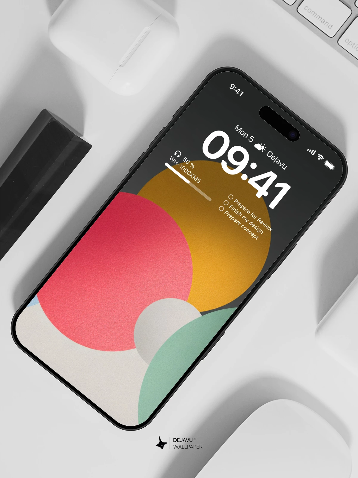 Minimal Abstract Wallpaper 4K for iPhone Lock Screen
